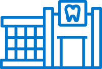 A modern blue icon representing the Neville Dental Studio office